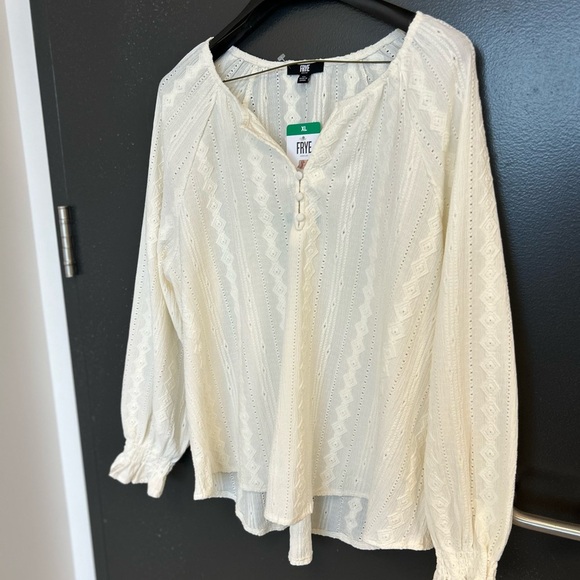 FRYE NWT XL women’s peasant top/cottage core blouse - Picture 10 of 16